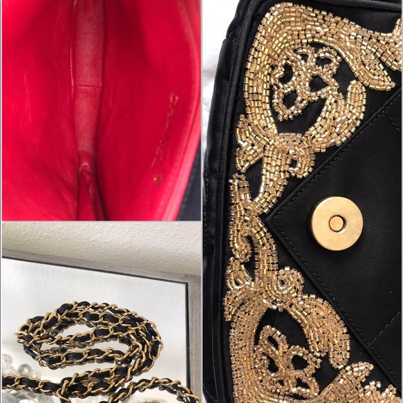 🌸sold🌸Vintage Black Chanel Mini Flap bag - Picture 8 of 8